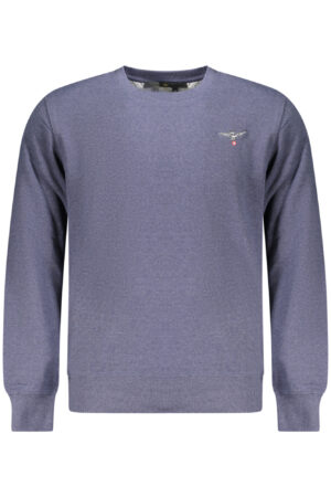 MILITARY ACADEMY MEN'S BLUE ZIP-UP SWEATSHIRT