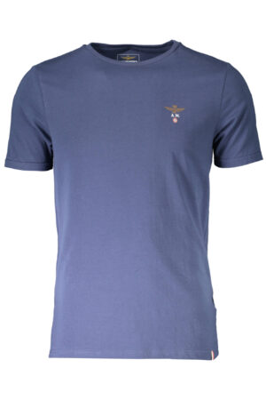 AERONAUTICA MILITARE MEN'S BLUE OUTDOOR T-SHIRT