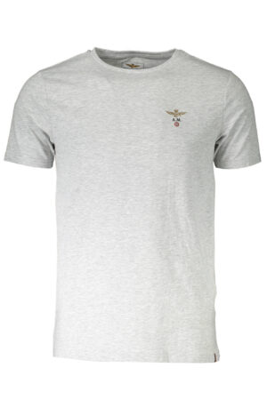 AERONAUTICA MILITARE MEN'S OUTDOOR T-SHIRT GREY
