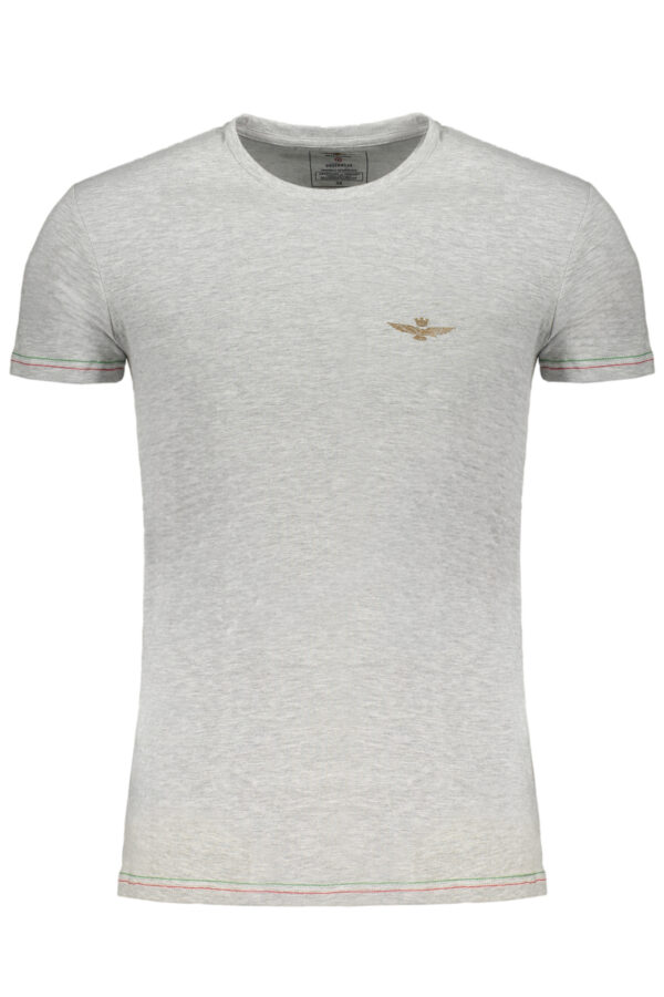 ERONAUTICA MILITARE MEN'S GRAY SHORT SLEEVE T-SHIRT