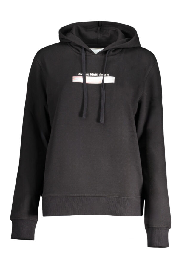 CALVIN KLEIN WOMEN'S ZIPLESS SWEATSHIRT BLACK