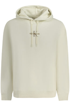 CALVIN KLEIN MEN'S ZIP-UP SWEATSHIRT WHITE