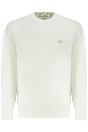 CALVIN KLEIN MEN'S ZIP-UP SWEATSHIRT WHITE