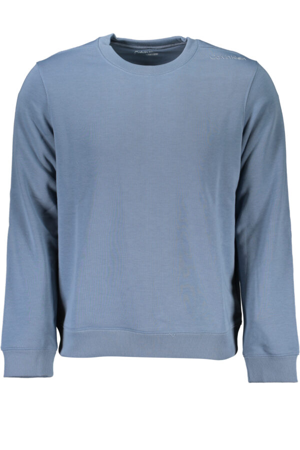 CALVIN KLEIN MEN'S BLUE ZIPLESS SWEATSHIRT
