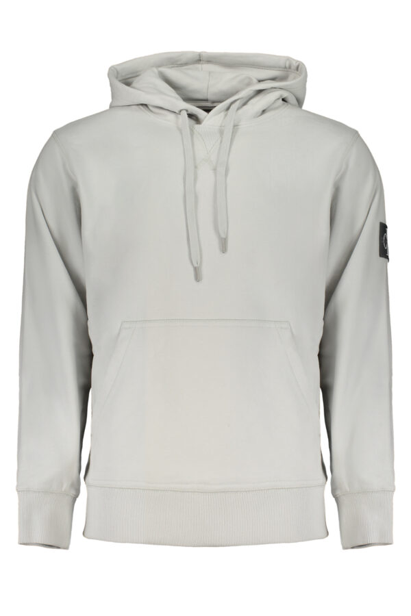 CALVIN KLEIN MEN'S GRAY ZIPLESS SWEATSHIRT