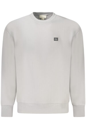 CALVIN KLEIN MEN'S ZIP-UP SWEATSHIRT GREY