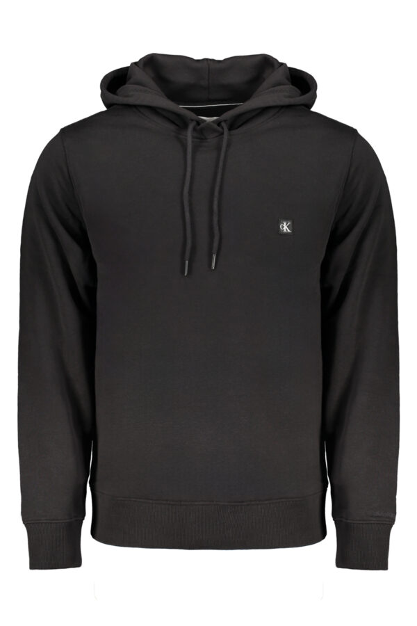 CALVIN KLEIN MEN'S BLACK ZIPLESS SWEATSHIRT