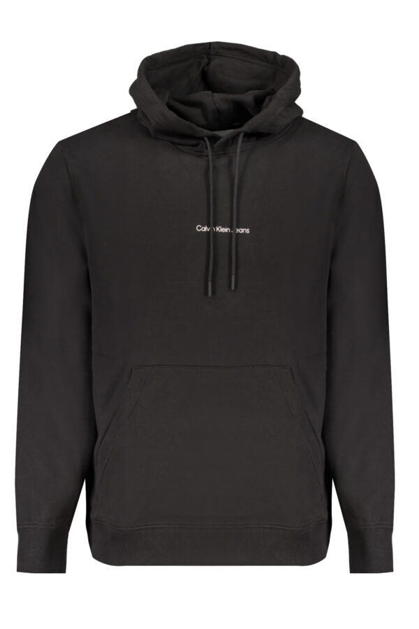 CALVIN KLEIN MEN'S BLACK ZIPLESS SWEATSHIRT