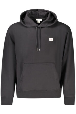 CALVIN KLEIN MEN'S BLACK ZIP-UP SWEATSHIRT