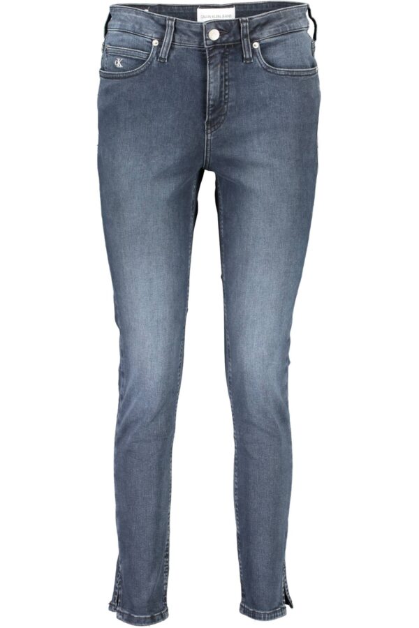 CALVIN KLEIN JEANS DENIM WOMAN BLUE