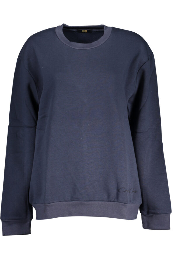 CAVALLI CLASS WOMEN'S ZIPLESS SWEATSHIRT BLUE