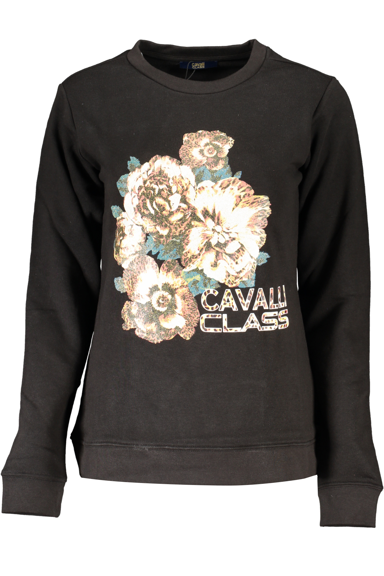 cavalliclassfelpasenzazipdonnanero_1