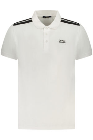 CAVALLI CLASS POLO SHORT SLEEVES MEN WHITE