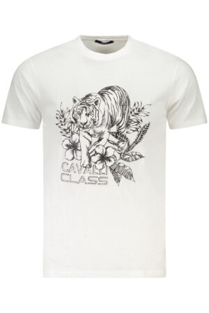 CAVALLI CLASS SHORT SLEEVE T-SHIRT MEN WHITE