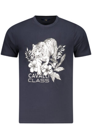 CAVALLI CLASS SHORT SLEEVE T-SHIRT MEN BLUE