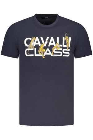 CAVALLI CLASS SHORT SLEEVE T-SHIRT MEN BLUE