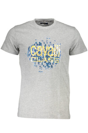CAVALLI CLASS SHORT SLEEVE T-SHIRT MEN GREY