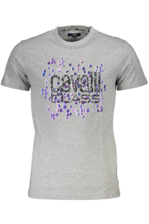 CAVALLI CLASS SHORT SLEEVE T-SHIRT MEN GREY