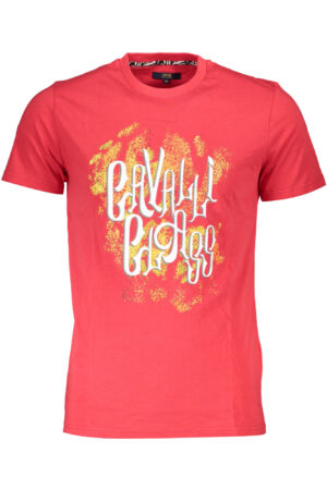 CAVALLI CLASS SHORT SLEEVE T-SHIRT MEN RED