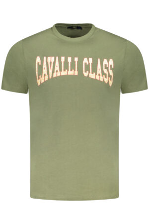 CAVALLI CLASS SHORT SLEEVE T-SHIRT MEN GREEN
