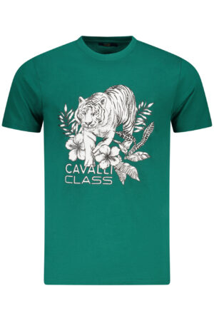 CAVALLI CLASS SHORT SLEEVE T-SHIRT MEN GREEN