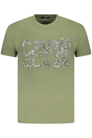 CAVALLI CLASS SHORT SLEEVE T-SHIRT MEN GREEN