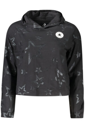 Converse Girls' Long-Sleeved T-Shirt, Black