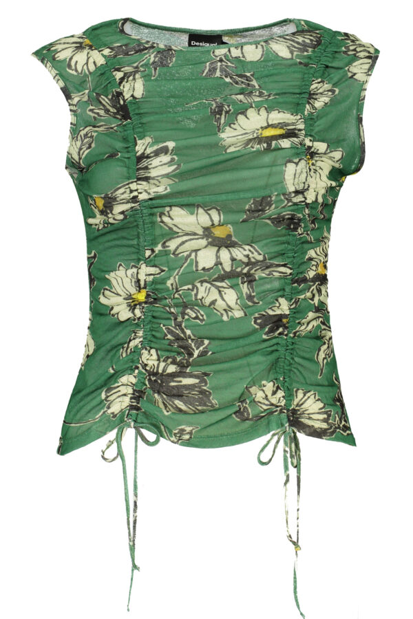 DESIGUAL GREEN WOMEN'S TANK TOP