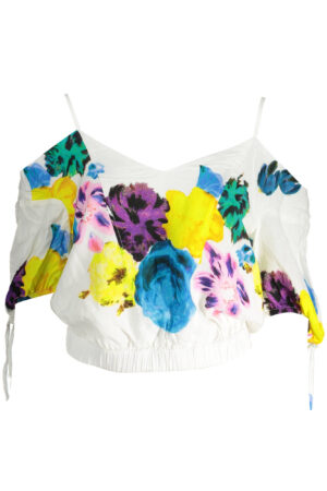 DESIGUAL SHORT SLEEVE T-SHIRT WOMEN WHITE