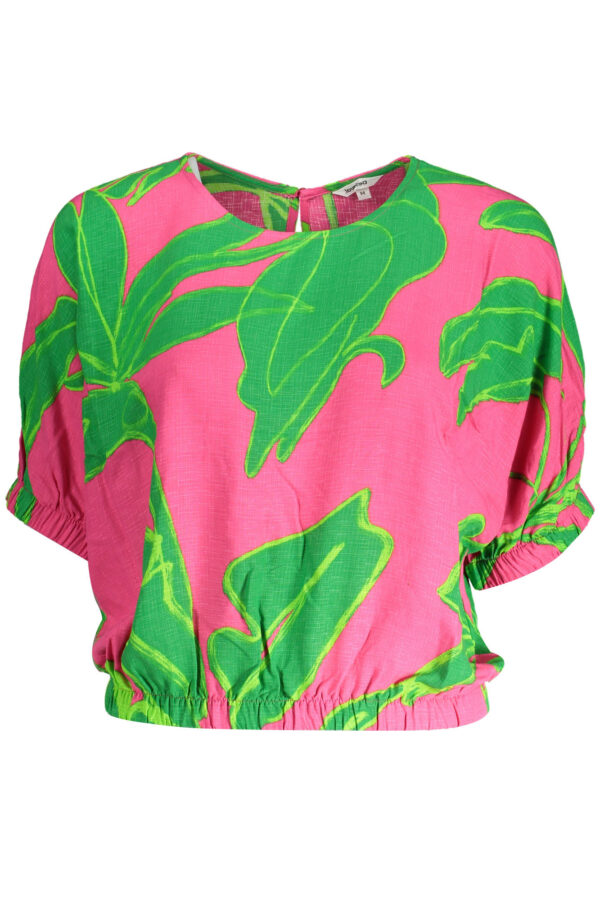 desigualt-shirtmanichecortedonnarosa_1