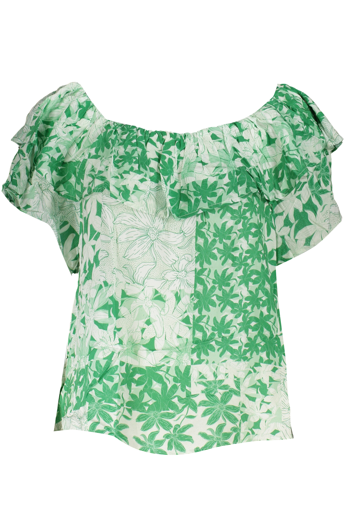 desigualt-shirtmanichecortedonnaverde_1