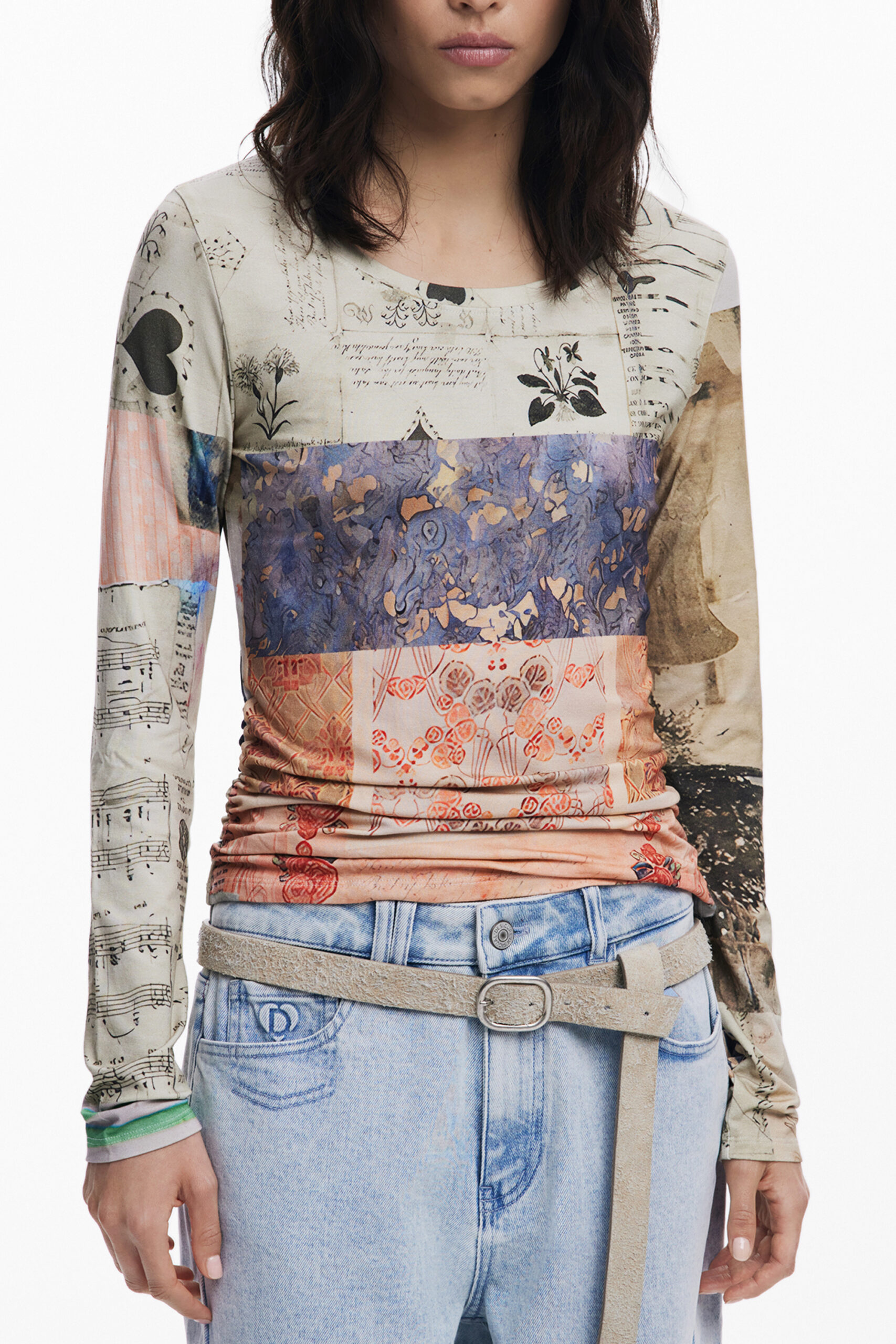 desigualt-shirtmanichelunghedonnabeige_1