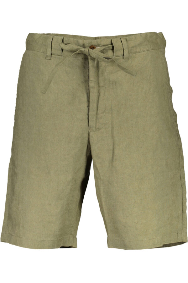 GANT GREEN MEN'S BERMUDA TROUSERS