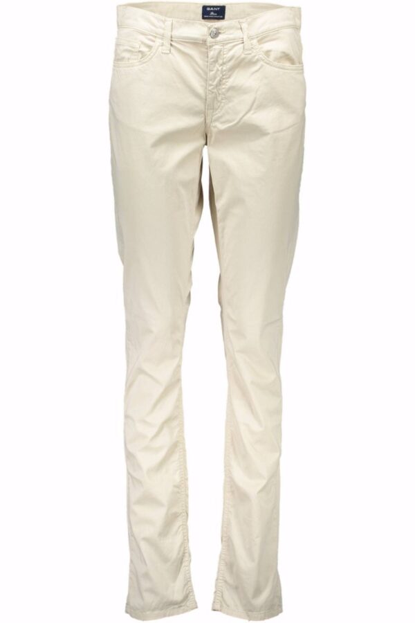 GANT WOMEN'S BEIGE TROUSERS