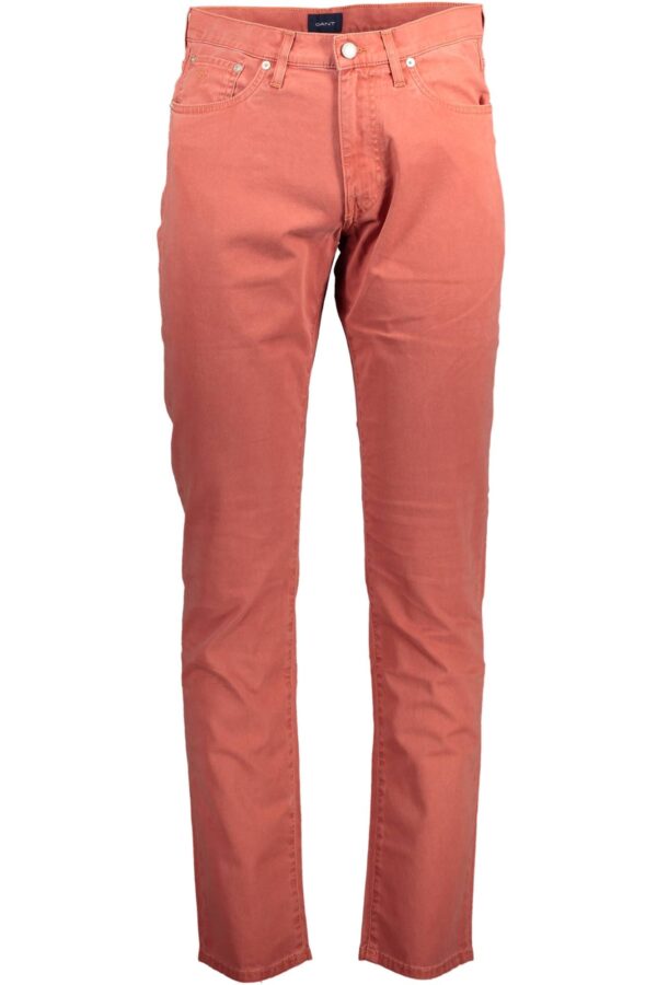 GANT RED MEN'S TROUSERS