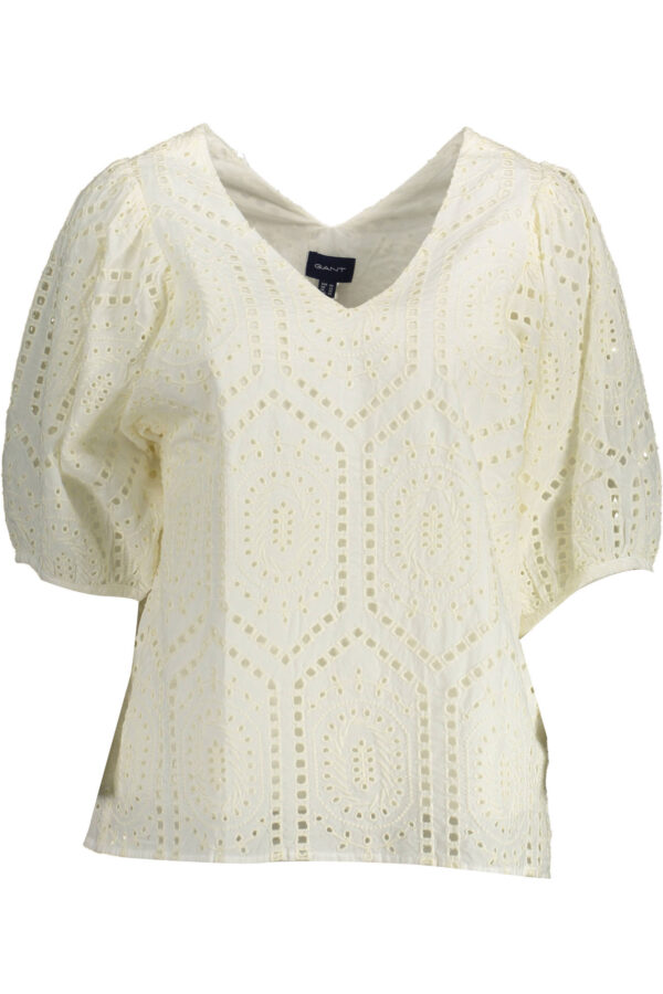 GANT WOMEN'S SHORT SLEEVE T-SHIRT WHITE
