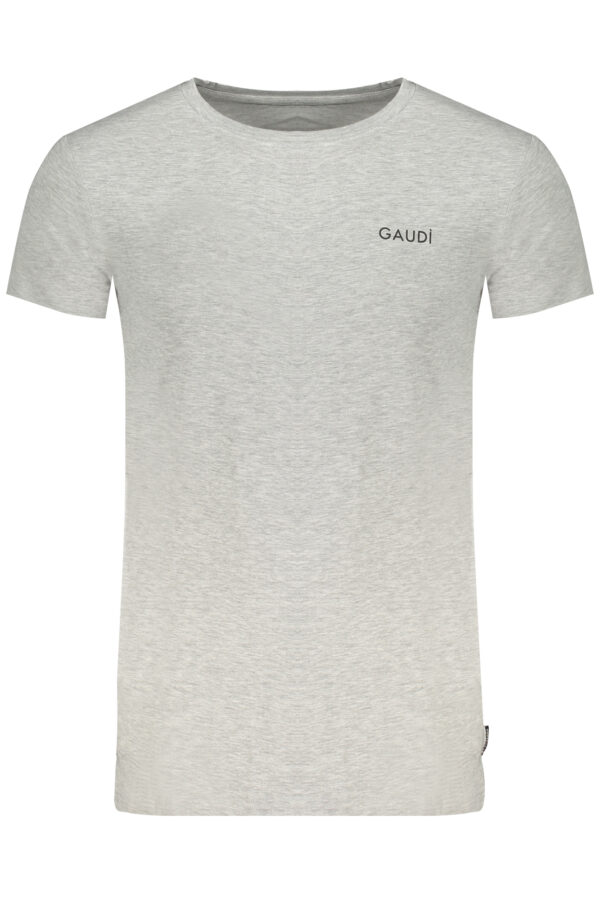 GAUDÌ MEN'S GRAY SHORT SLEEVE T-SHIRT