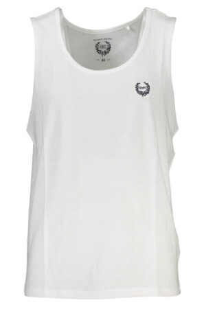 GIAN MARCO VENTURI MEN'S WHITE TANK TOP