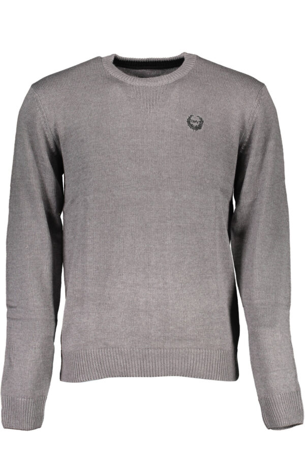 GIAN MARCO VENTURI MEN'S GRAY SWEATER