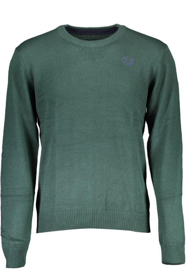 GIAN MARCO VENTURI MEN'S GREEN SWEATER