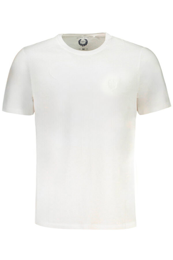 GIAN MARCO VENTURI MEN'S SHORT SLEEVED T-SHIRT WHITE