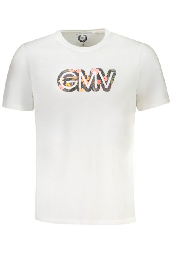 GIAN MARCO VENTURI MEN'S SHORT SLEEVED T-SHIRT WHITE