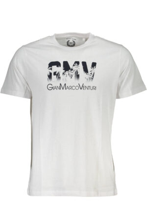 GIAN MARCO VENTURI MEN'S SHORT SLEEVE T-SHIRT WHITE