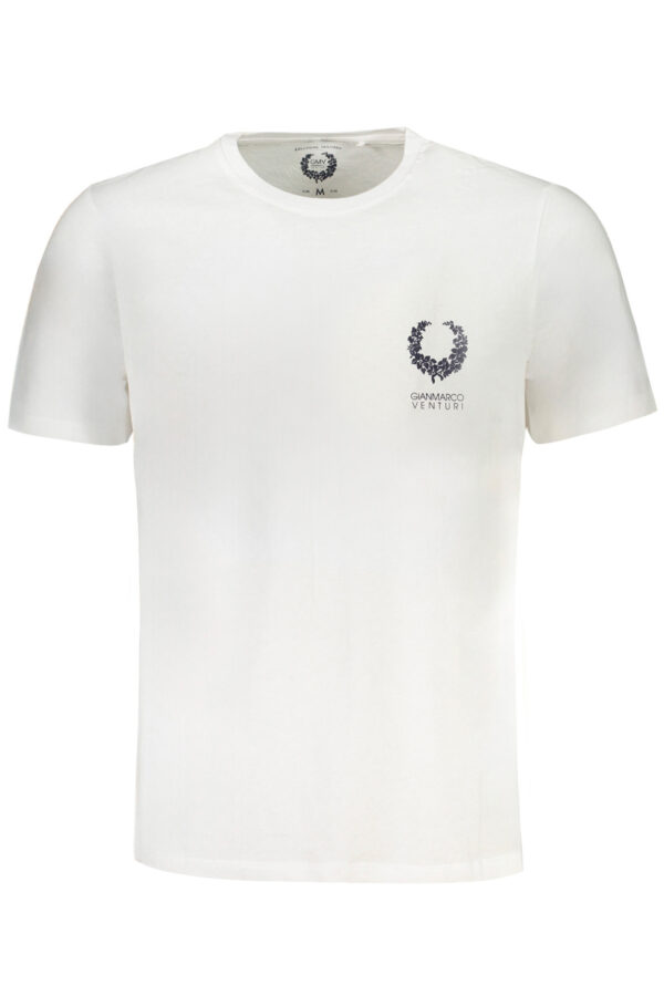 GIAN MARCO VENTURI MEN'S SHORT SLEEVED T-SHIRT WHITE