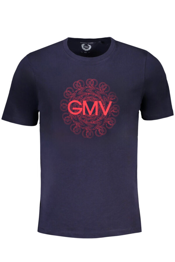 GIAN MARCO VENTURI MEN'S SHORT SLEEVED T-SHIRT BLUE