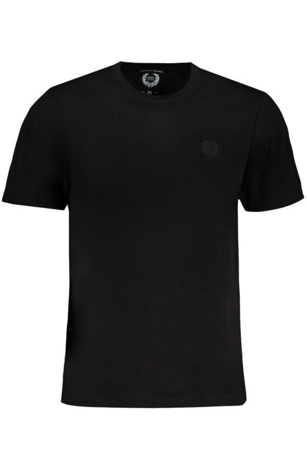 GIAN MARCO VENTURI MEN'S SHORT SLEEVED T-SHIRT BLACK