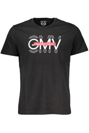 GIAN MARCO VENTURI MEN'S SHORT SLEEVE T-SHIRT BLACK