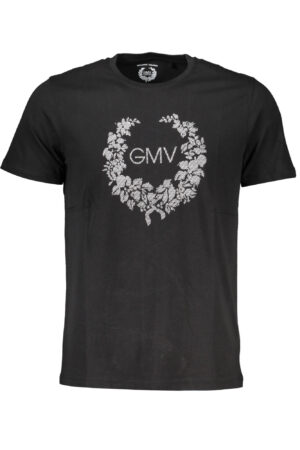 GIAN MARCO VENTURI MEN'S SHORT SLEEVE T-SHIRT BLACK