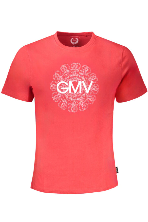 GIAN MARCO VENTURI MEN'S RED SHORT SLEEVE T-SHIRT