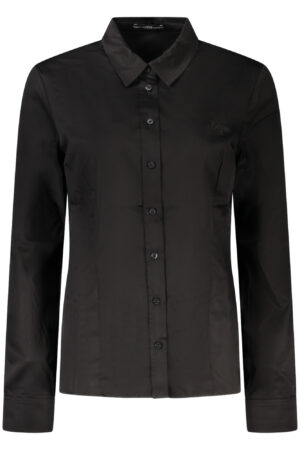 GUESS JEANS LONG SLEEVE SHIRT WOMEN BLACK